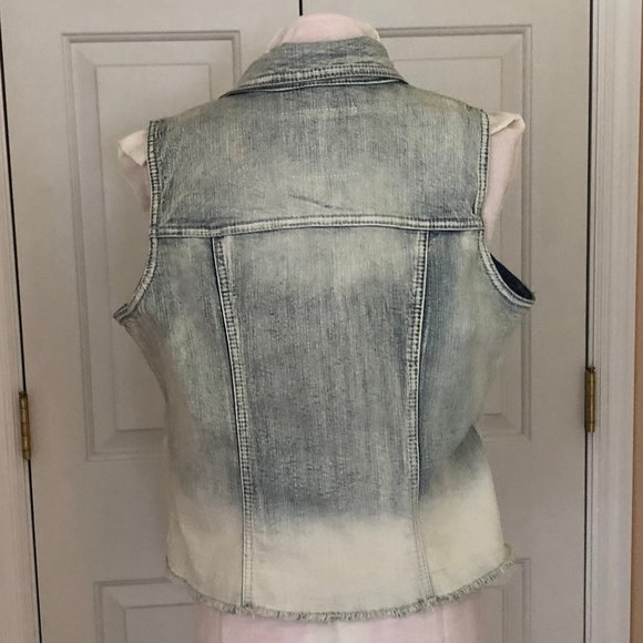 Jean Sleeveless Maurices Denim Vest  Size XL - Picture 3 of 8
